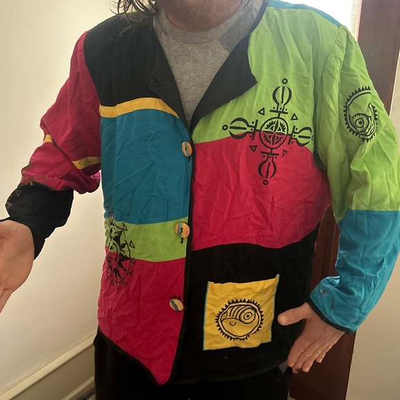 Unique colorful jacket - Picture 2 of 4